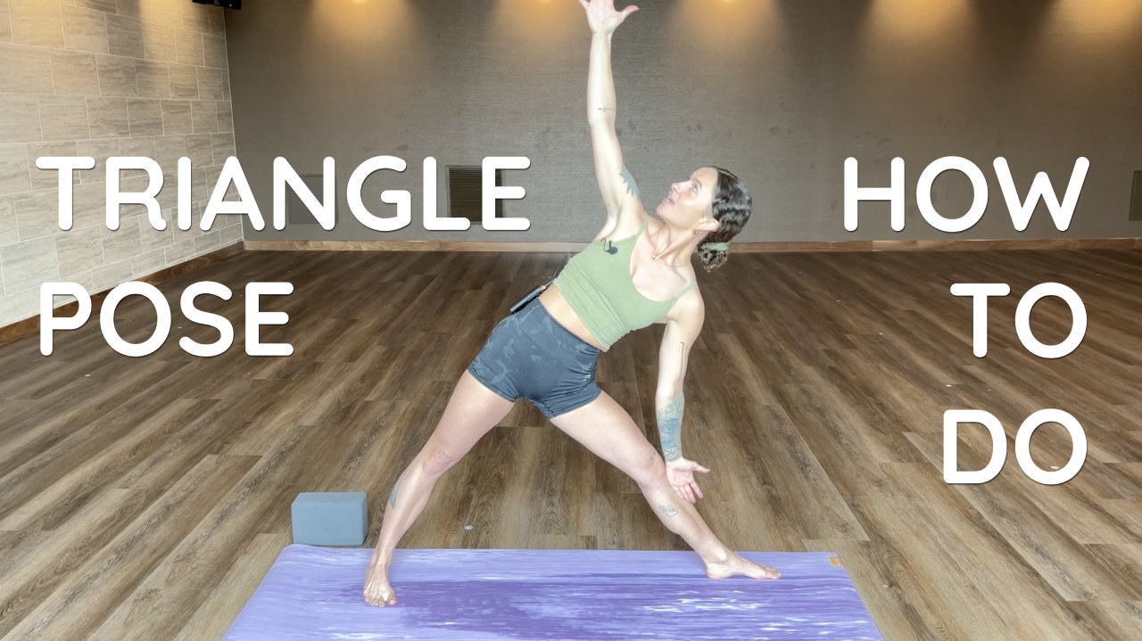 The Best Way To Do Triangle Pose In Yoga Trikonasana Correct Type